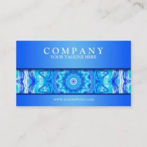 121 Enchanted SeaStar mandala modern Business Card