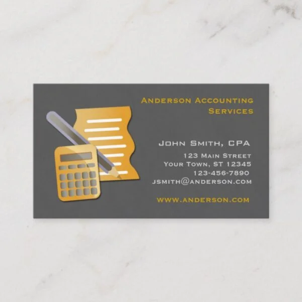 Accountant Business Card