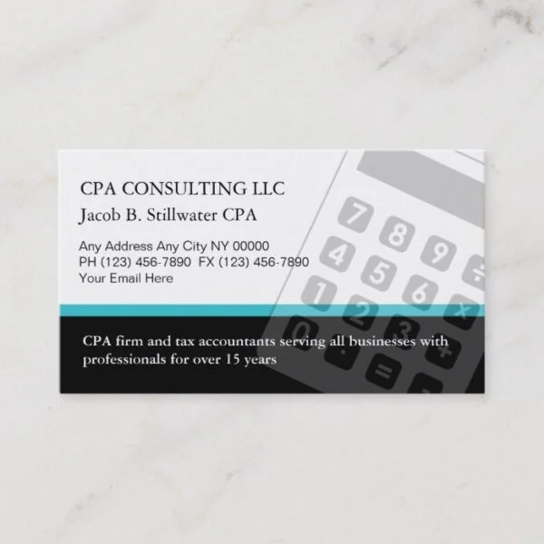 Accountant Business Cards