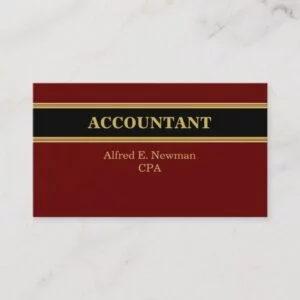 Accountant Business Cards