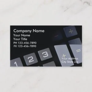 Accountant Business Cards