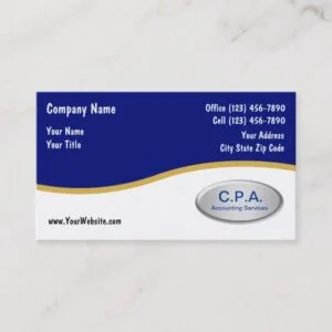Accountant Business Cards