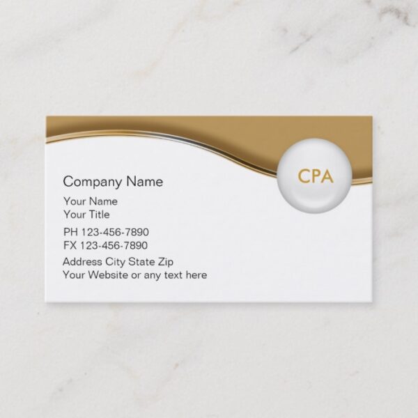 Accountant Indestructible Business Cards