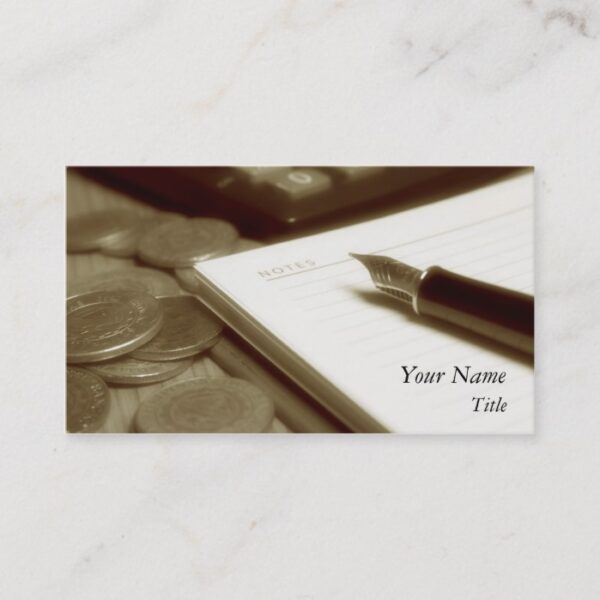 Accounting 3 Business Card