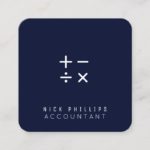 App icon shape look calculation logo square business card