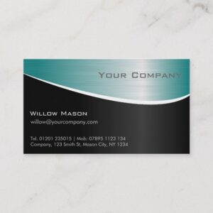 Aqua Stainless Steel, Professional Business Card