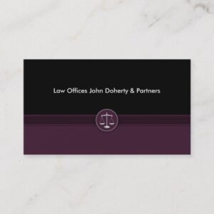Attorney at Law Business Card