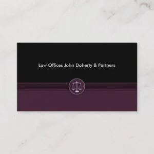 Attorney at Law Business Card