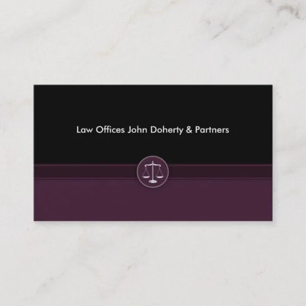 Attorney at Law Business Card