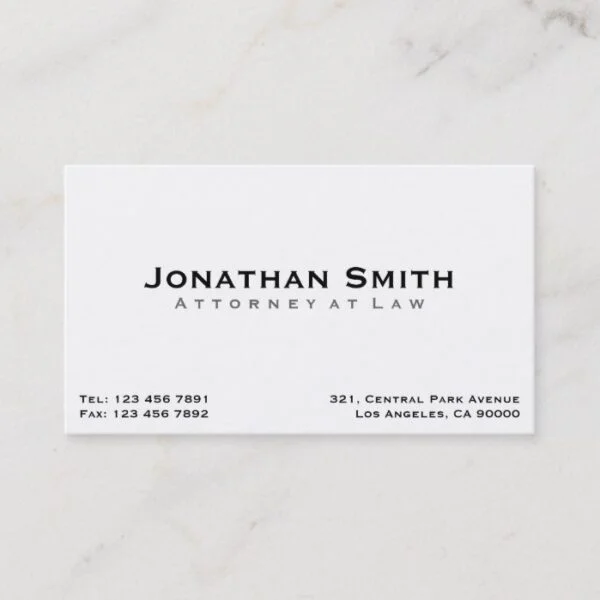 Attorney at Law - Business Cards