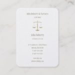 Attorney at Law | Elegant Gold Business Card
