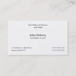 Attorney at Law I Scales of Justice Business Card