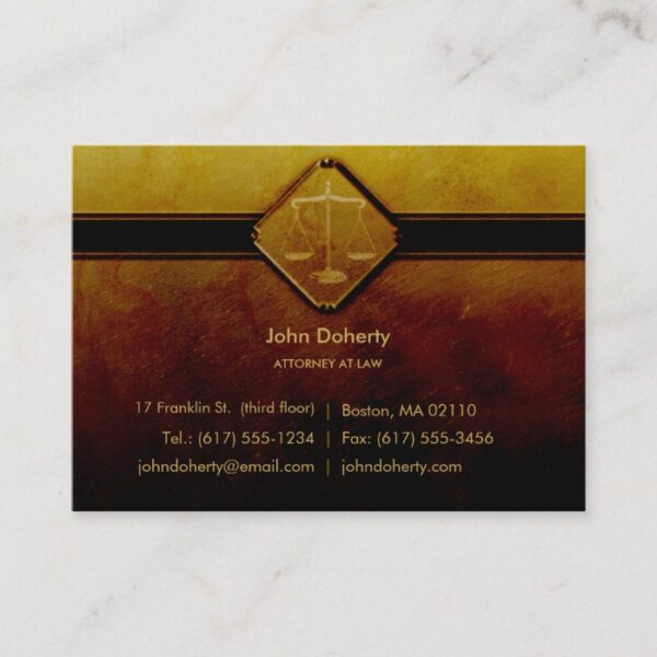 ATTORNEY AT LAW | Vintage Business Card