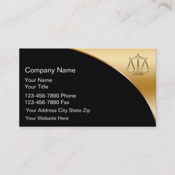 Attorney Business Cards Fixed