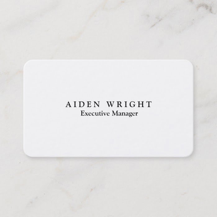 Attractive Trendy Stylish Modern Minimalist Business Card
