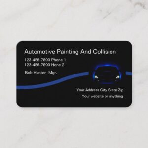 Auto Body And Collision Business Card