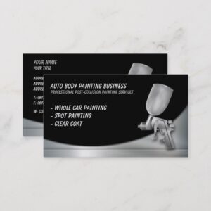 Auto Body Painting | Professional Business Card