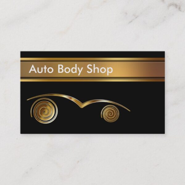 Auto Body Shop Business Cards