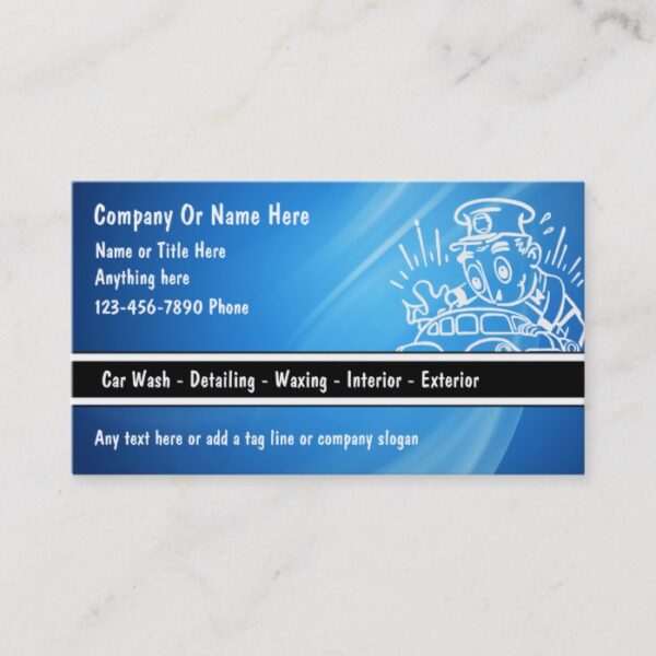 Auto Detail Business Cards