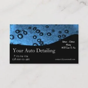 Auto Detailing Business Card