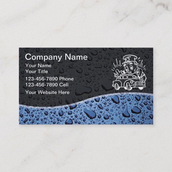 Auto Detailing Business Cards Business Card Branding