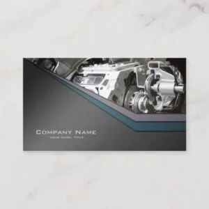 Auto detailing car repair business card