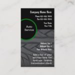 Automotive Business Cards Vertical