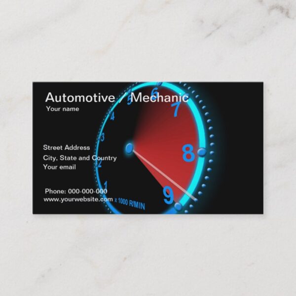 Automotive / Mechanic business card