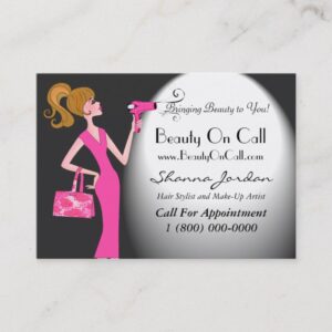 Beauty On Call Business Cards/Chubby Business Card