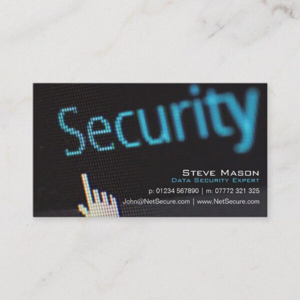 Black Data Security Business Card
