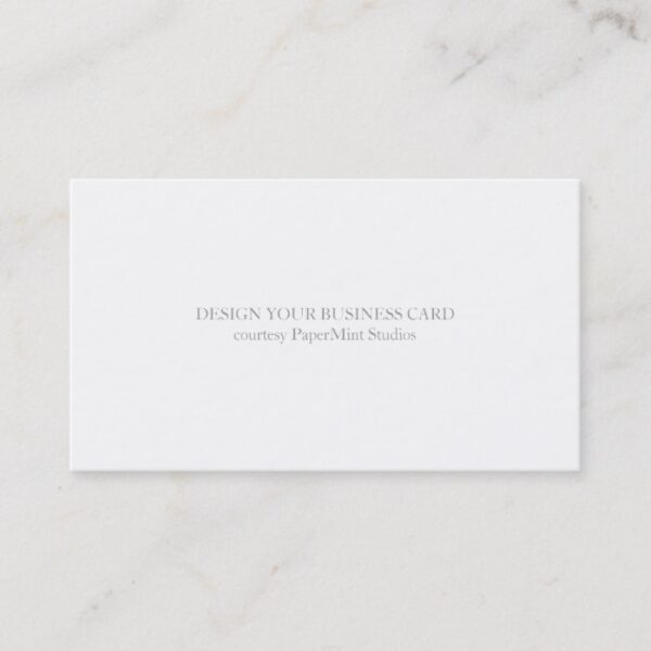 Blank Business Card | Business