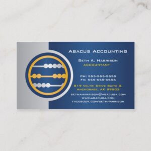 Blue Abacus Accounting Business Cards