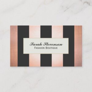 Bold and Glamorous Fashion Boutique Designer Business Card