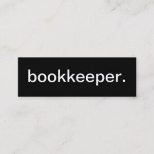 Bookkeeper Business Card
