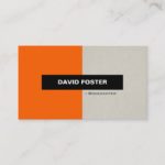 Bookkeeper – Simple Elegant Stylish Business Card