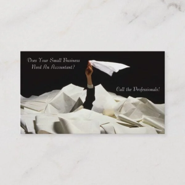 Bookkeeping business card