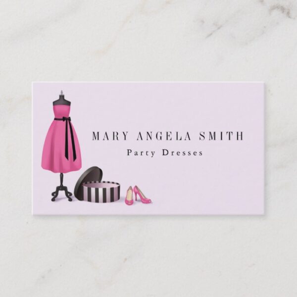 Boutique Seamstress Shop Fashion Business Card