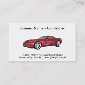 Business Card: Cars / Automotive Business Card