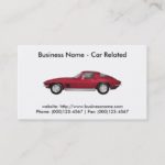 Business Card: Cars / Automotive Business Card