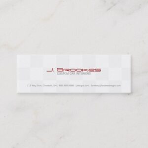 Business Card | Checkered Flag