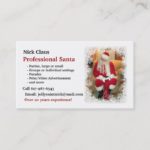 Business Card: Professional Santa Business Card