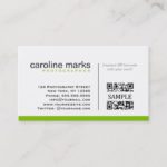 Business Card With QR Code