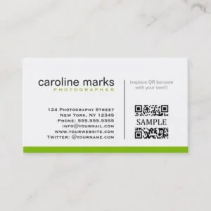 Business Card With QR Code