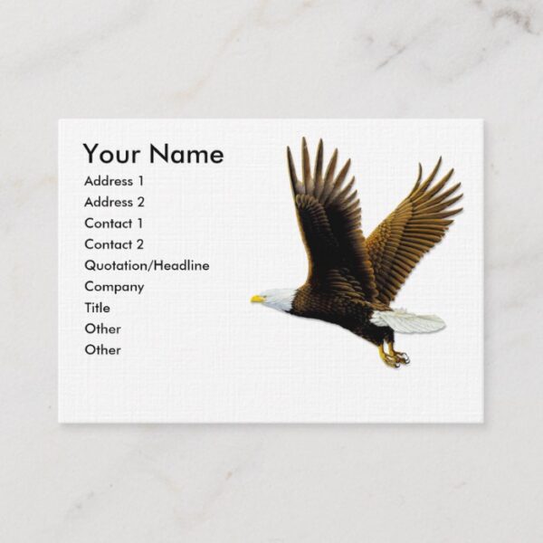 Business Cards, American Bald Eagle Business Card