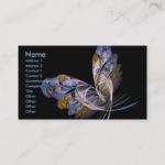 Butterfly at night Business Card