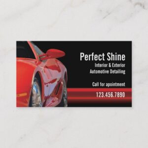 Car Detailing Business Card