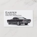 Car Restoration Business Card