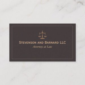 Classic Attorney, Lawyer (NEW & IMPROVED) Business Card