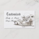 Classic Platinum Automotive Business Cards