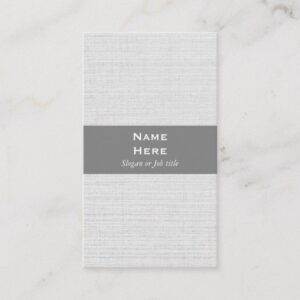 Classic Professional Simple Vertical Business Card